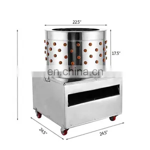 Top Selling Stainless Steel Automatic Chicken Plucking Machine / Poultry Slaughtering Equipment thumbnail-1
