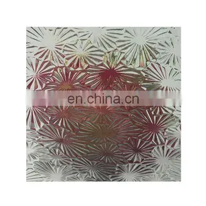 Decoration Window Privacy Pattern Glass 4mm 5mm 6mm Flor Patterned Glass thumbnail-1