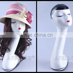 Wholesale Cheaper Head Mannequin Realist Female Women Head Model H1056 thumbnail-2