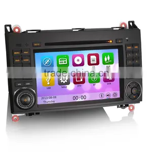 Erisin ES7682M 2 Din Car Radio DVD Player for Mercedes Viano Vito thumbnail-3