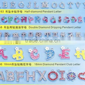 DIY Rhinestone Letter Slide Charm (product Catalog 21-25) thumbnail-1