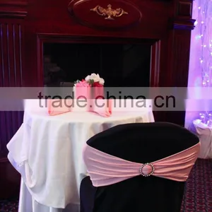 Wedding Spandex Chair Sash With Buckle thumbnail-1