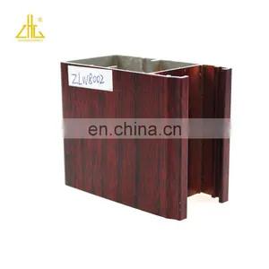 ZHONGLIAN Wooden Grain Aluminium Profiles for Windows and Doors thumbnail-2