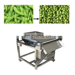 Vibrating Screen Green Pea Peeling Pod Removing Machine for Sale thumbnail-3