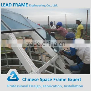 Solid Space Frame Steel Structure Canopy Roof thumbnail-6