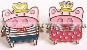Lovers Custom Photo Etched Lapel Pins/custom DIY Lapel Pins thumbnail-1