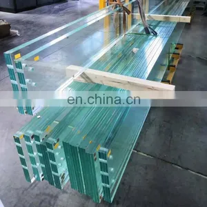 3 Layers Laminated Tempered Glass Ultra Clear Low Iron PVB SGP Multilayer Laminated Glass thumbnail-4