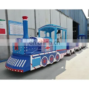 Amusement Electric Train Games Sightseeing Trackless Train For Sale thumbnail-5