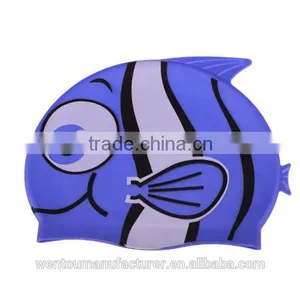Swimming Cap Silicon Child Diving Waterproof Swimming Cap thumbnail-3