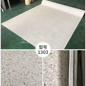 Project Department Office Plastic Floor Leather Exhibition Film Studio Coil PVC Stone Floor Leather Guangdong Wholesale thumbnail-5