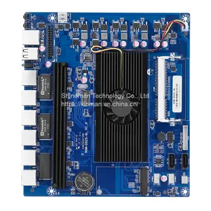 Embedded Intel Atom Processor D525 Motherboard w/ 6 Gigabit LAN for Network Router PC PfSense Firewall Gateway thumbnail-2