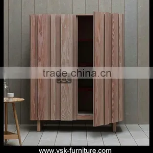 WD-045 Wooden Portable Laminate Cloth Wardrobe Designs thumbnail-1