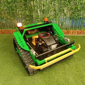 Remote Brush Cutter, China Remote Control Tracked Mower Price, Robot Lawn Mower for Hills for Sale thumbnail-3