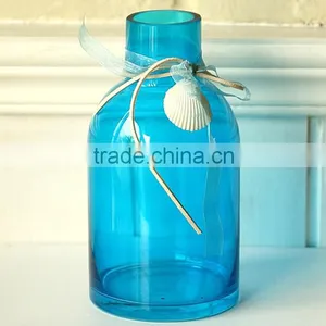 Glass Vase With Rope Wrapped.colored Small Glass Vases thumbnail-2