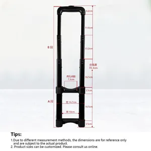 Factory Customized External Telescopic Luggage Rod Made of Aluminum Alloy Suitable for Luggage Toolboxes Suitcases thumbnail-4