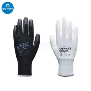 Non-slip Anti Static Safety Gloves With PU Coated thumbnail-2