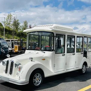 Fully Enclosed Electric Grandfather Car With Doors, 8-seater Sightseeing Car for Scenic Spots, Real Estate Projects, and Farms thumbnail-5