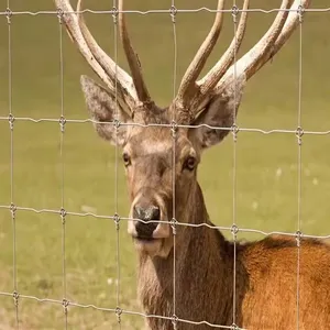 Heavy Duty Deer Enclosure Mesh Garden Fence Animal Barrier Field Wire Mesh Deer Netting thumbnail-1