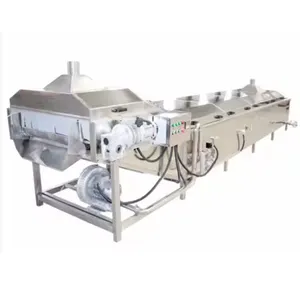 Stainless Steel Nuts Hot Water Blancher Potato Sweet Corn Mangoes Kiwi Chips Boiling Blanching Machine for Jute Leaves thumbnail-3