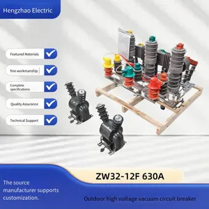 10kv Outdoor High Voltage Vacuum Circuit Breaker Zw32-12f/630a Electric Intelligent Watchdog Pole-mounted Switch thumbnail-1