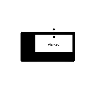 RFID Anti-Liquid Tag/RFID Liquid Tag/RFID Medical Tag/RFID Label Tag/RFID Cosmetic Tag thumbnail-1