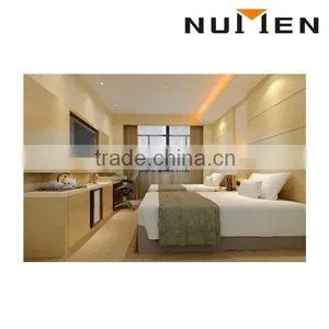 2015 New Style Luxury Hotel Furniture Full Upholstery Bed thumbnail-1