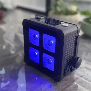 4*15w LED RGBWA UV 6 in 1 Waterproof Battery Light Wall Decoration Wash Light thumbnail-4