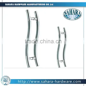 Stainless Steel Exterior Glass Door Handle/pull Handle/H Shape Door Pull Handle thumbnail-1