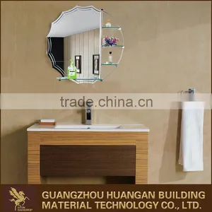 Home Decorative Bathroom Mirror With Stainless Steel Shelf thumbnail-1