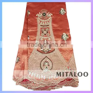 Mitaloo High Quality African George Lace Fabric China Factory For Dresses MGP0033 thumbnail-5