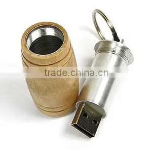 Novelty Wooden Barrel 8gb USB 2.0 USB Flash Memory Drive thumbnail-4