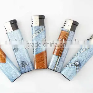 ABS Material OEM Brand Refillable Gas Cigarette Lighter Electronic Jet Lighters thumbnail-2