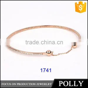 China Factory Wholesale 925 Sterling Silver Diamond and Gemstone Bracelet thumbnail-1