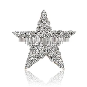 Wholesale Pink Rhinestone Star Brooch thumbnail-4