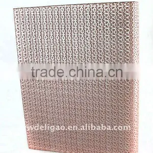 Embossed PU Wrapping Ring Binder Desktop File Holder for Office Stationery Cardboard A4 or FC Size thumbnail-1
