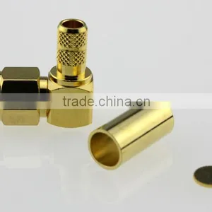SMA Male Right Angle Coaxial Connector for RG-58U,LMR-195U,LMR-200 Cable,electrical Contact thumbnail-4