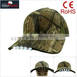 Factory Supply Highest Quality Camouflage LED Light Caps thumbnail-2