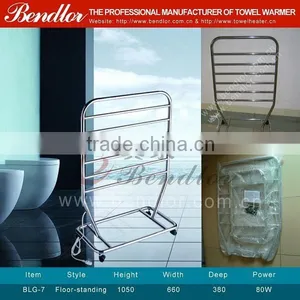 Floor Standing Removable HEATED TOWEL RACK / HEATED TOWEL RAIL (BLG-7) thumbnail-1