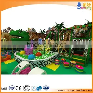 Jungle Theme Indoor Soft Play Area Commercial Children Indoor Playground Naughty Castle thumbnail-1