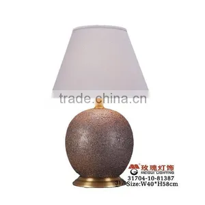 Brownness Mottled Sand Table Lamp in Ceramic thumbnail-3