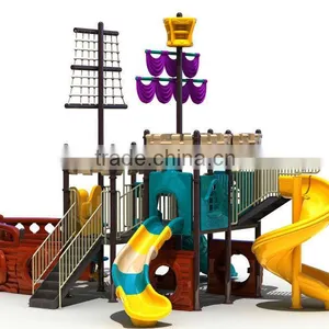 Pirate Ship Commercial Kids Outdoor Plastic Playground Equipment LE.HC.002 thumbnail-3