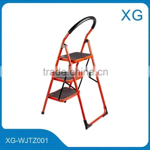 Household Red Ladders,Iron Folding Steps Ladders,Home Working Ladders,Insulation Ladders thumbnail-1