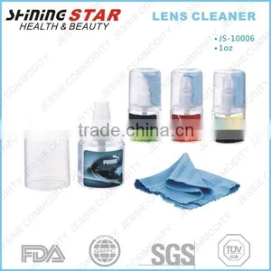 JS-10006 2015 Plastic Bottle LED Lens Cleaner Spray 30ml With Wipes thumbnail-1