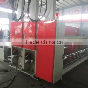 Semi Automatic Chain Feeding Corrugated Carton Printing Slotting Die Cutting Machine thumbnail-2