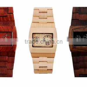 2015 Various Design Wooden Unisex High Quality Famous Brand Watches thumbnail-6
