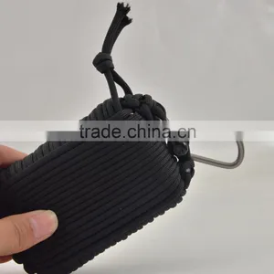 Paracord Emergency Outdoor Survival Kit With Carabiner thumbnail-1