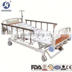China Manufacturer Low Price Cpr Functional Flat Icu Bed thumbnail-4