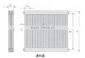 New Style 75*75 Steel-Aluminum Compound Pole Wing Pioneer Radiator thumbnail-6