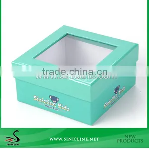 Sinicline Factory Deisgn Kids Shoe Box With PVC Window thumbnail-1