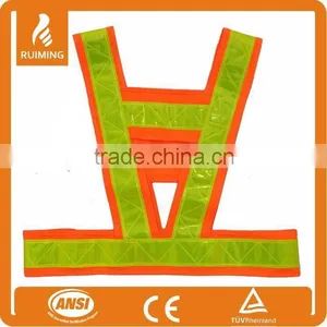 PVC Reflective With Fabric Band Cheap Safety Vest thumbnail-1